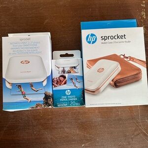 HP Sprocket Instant Photo Printer Bundle